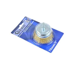 Csapos fazékkefe sárgaréz 75mm/3″