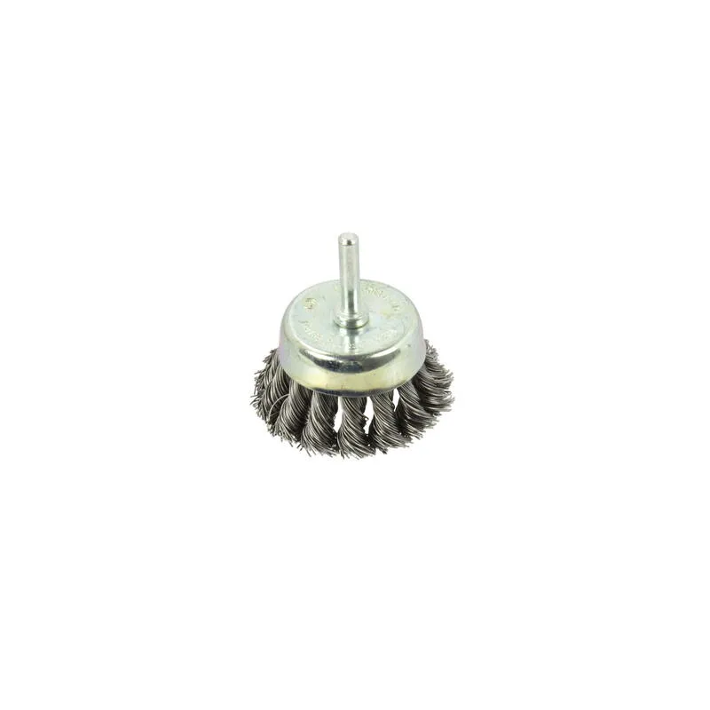 Csapos fazékkefe sodrott acél 65mm