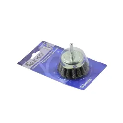 Csapos fazékkefe sodrott acél 65mm