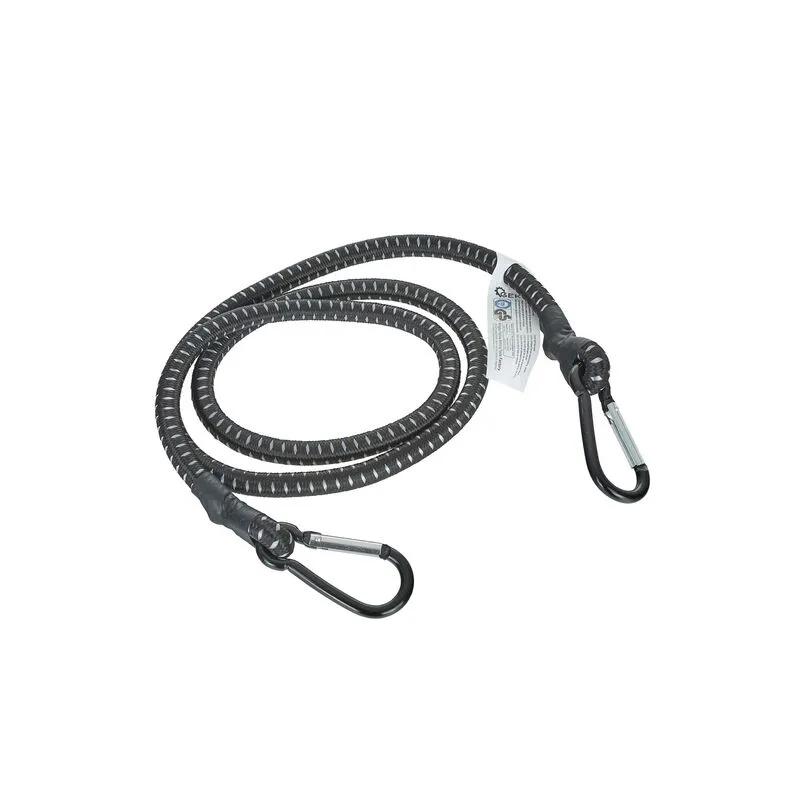 Csomagrögzítő gumikötél karabinerrel 10mmx120cm