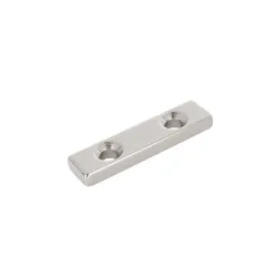 Neodímium mágnes furattal 40x10x5mm