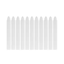 Gumijelölő kréta vízálló fehér 12x110mm 10 részes