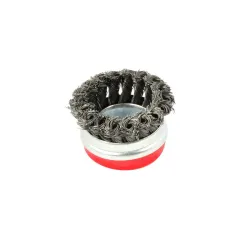 Fazékkefe sodrott acél erősített befogással 65mm M14