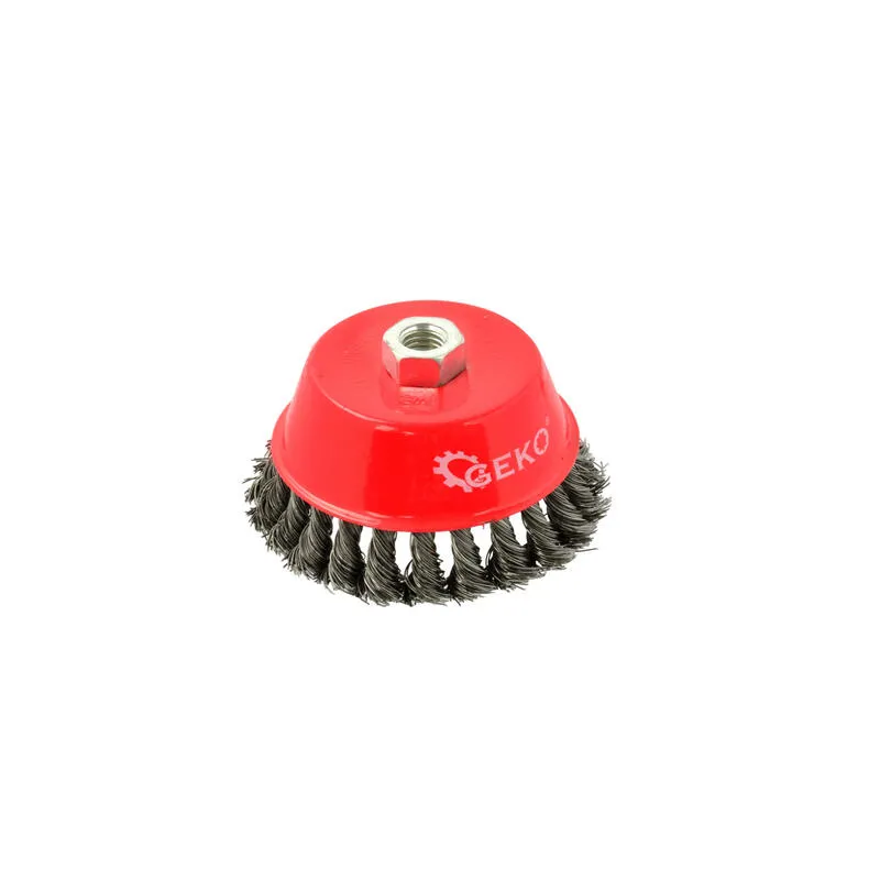Fazékkefe sodrott acél 125mm/5″ M14