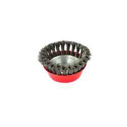 Fazékkefe sodrott acél 125mm/5″ M14