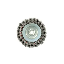 Fazékkefe sodrott acél 125mm/5″ M14