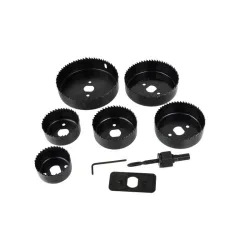 Körkivágó készlet fához 51-102mm 8 részes