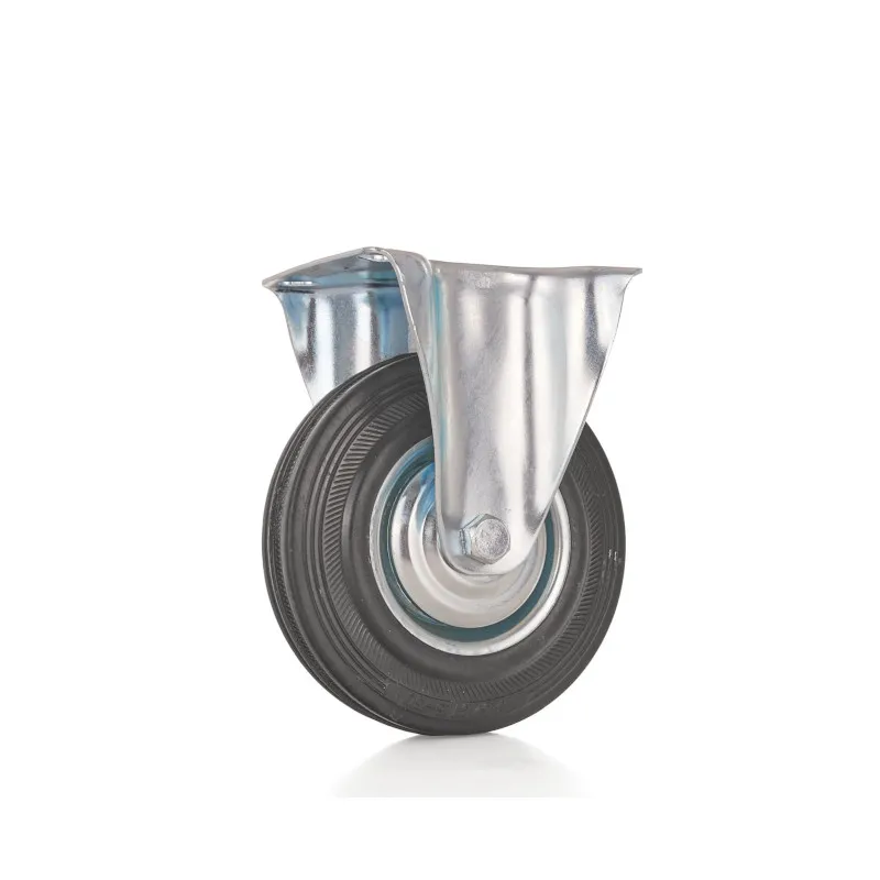 Fix kerék acél/gumi 100kg 125mm