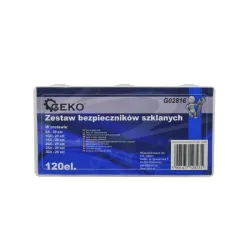 Gyors kiolvadású üvegcsöves biztosíték készlet 120 részes