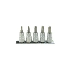 Torx bit dugókulcs készlet 3/8″ T25-T50 5 részes