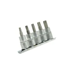 Torx bit dugókulcs készlet 3/8″ T25-T50 5 részes