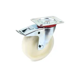 Forgó kerék fékkel PP 125mm