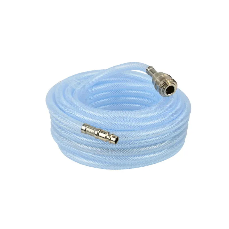Levegőtömlő gyorscsatlakozóval PVC 10m 6x10mm