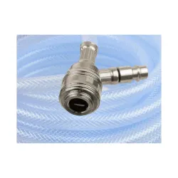 Levegőtömlő gyorscsatlakozóval PVC 10m 6x10mm