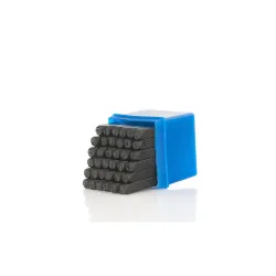 Szám és betűbeütő készlet 6mm 36 részes