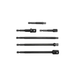 Gépi toldószár készlet 1/4″, 3/8″, 1/2″ 6 részes