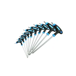 T-nyelű torx kulcs készlet T9-T50 10 részes