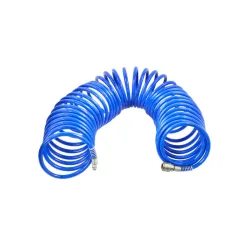 Spiráltömlő csatlakozókkal PU 8x12mm 15m
