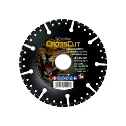 CrossCut gyémánttárcsa 22,2mm furattal 125mm